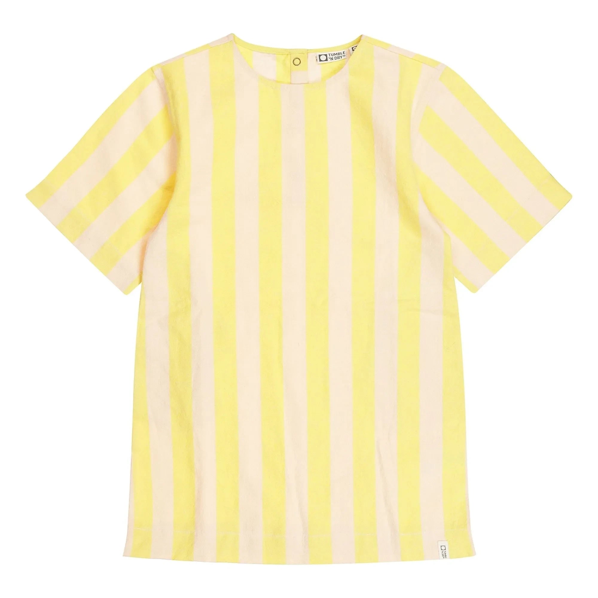 Tumble N'Dry - Vestido Camiseta Rayas Primavera | Amarillo