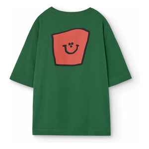 The Animals Observatory - Camiseta Collie Sourire Algodón orgánico | Verde cromo
