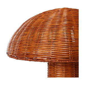 HKliving - Lámpara de mesa de mimbre
