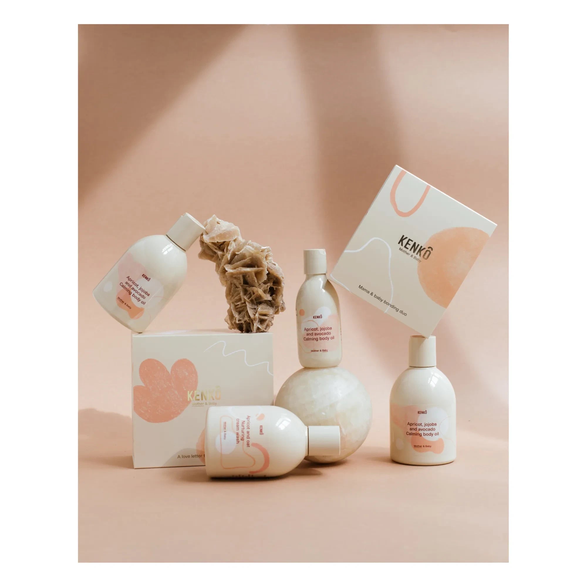 Kenkô - Set Dúo Bonding de Aceites de Cuidado para Mamá y Bebé