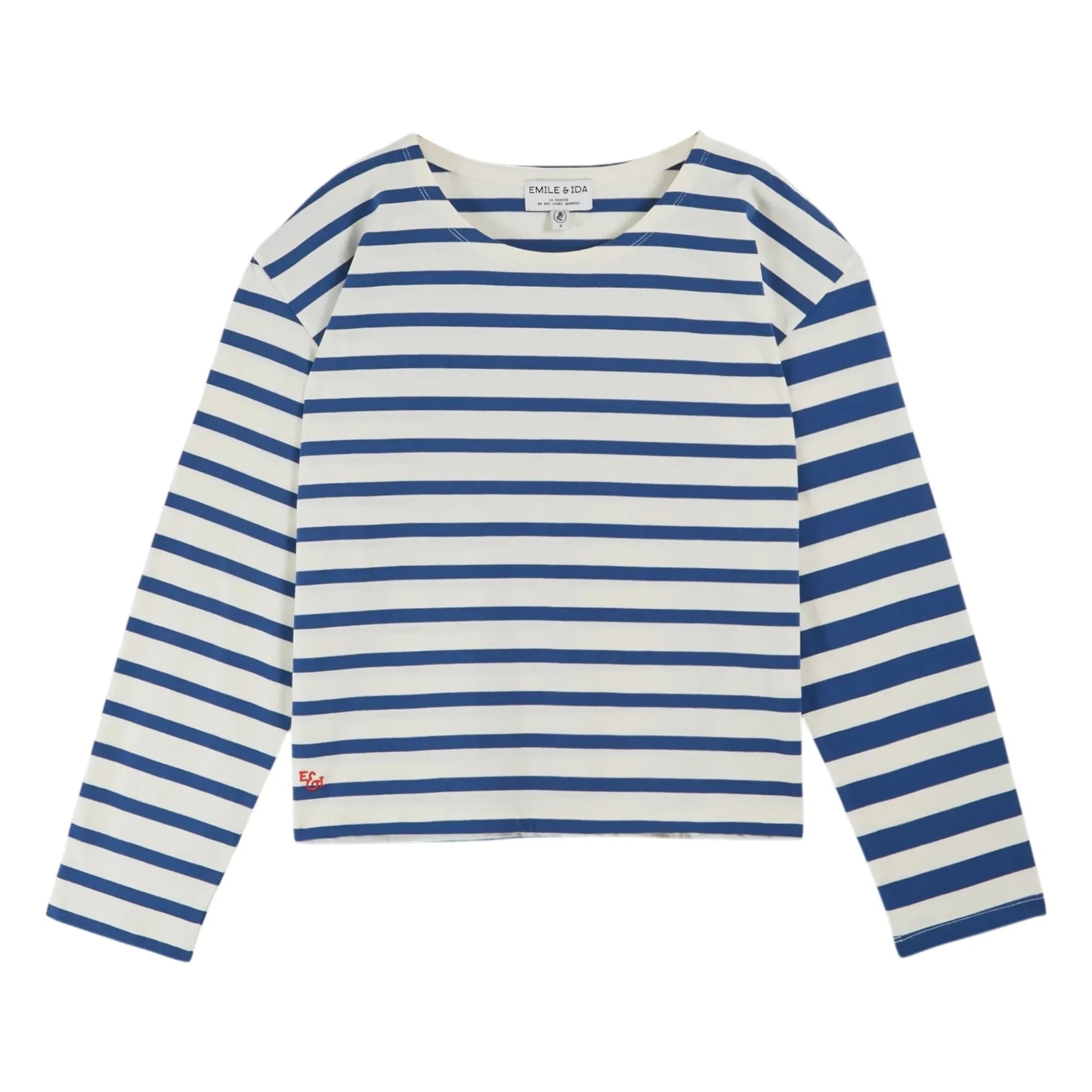 Emile et Ida - Camiseta Marinera de Algodón Orgánico | Crudo