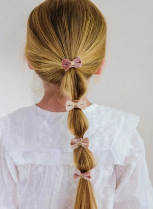 Mimi & Lula - 8'li T'bell Düğümlü Scrunchie Seti | Pembe