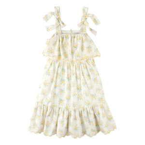 Gingersnaps - Vestido bordado Katie | Crudo