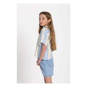 Smallable Kid - Camisa a rayas Sawyer | Azul claro