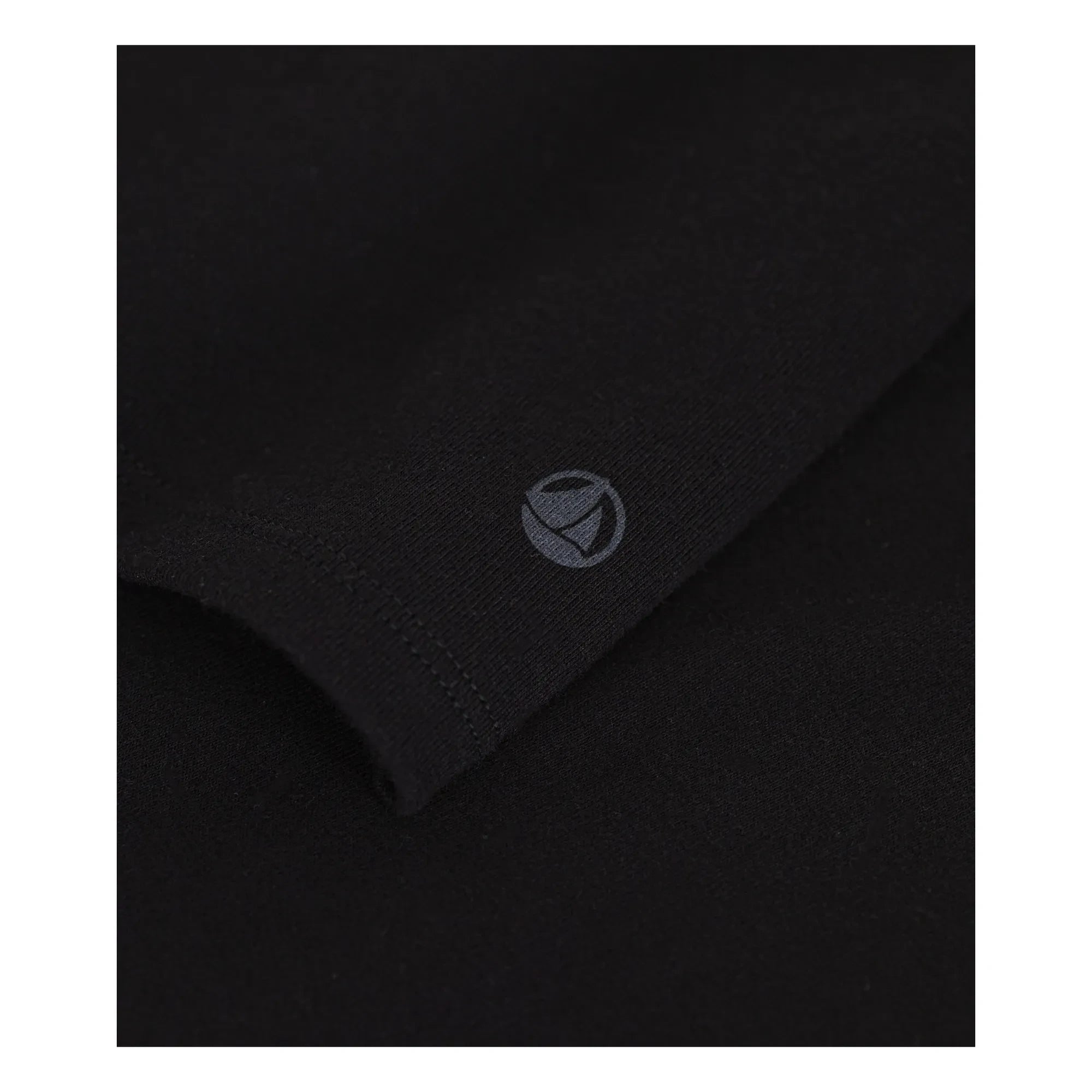 Petit Bateau - Camiseta icónica de algodón orgánico | Negro