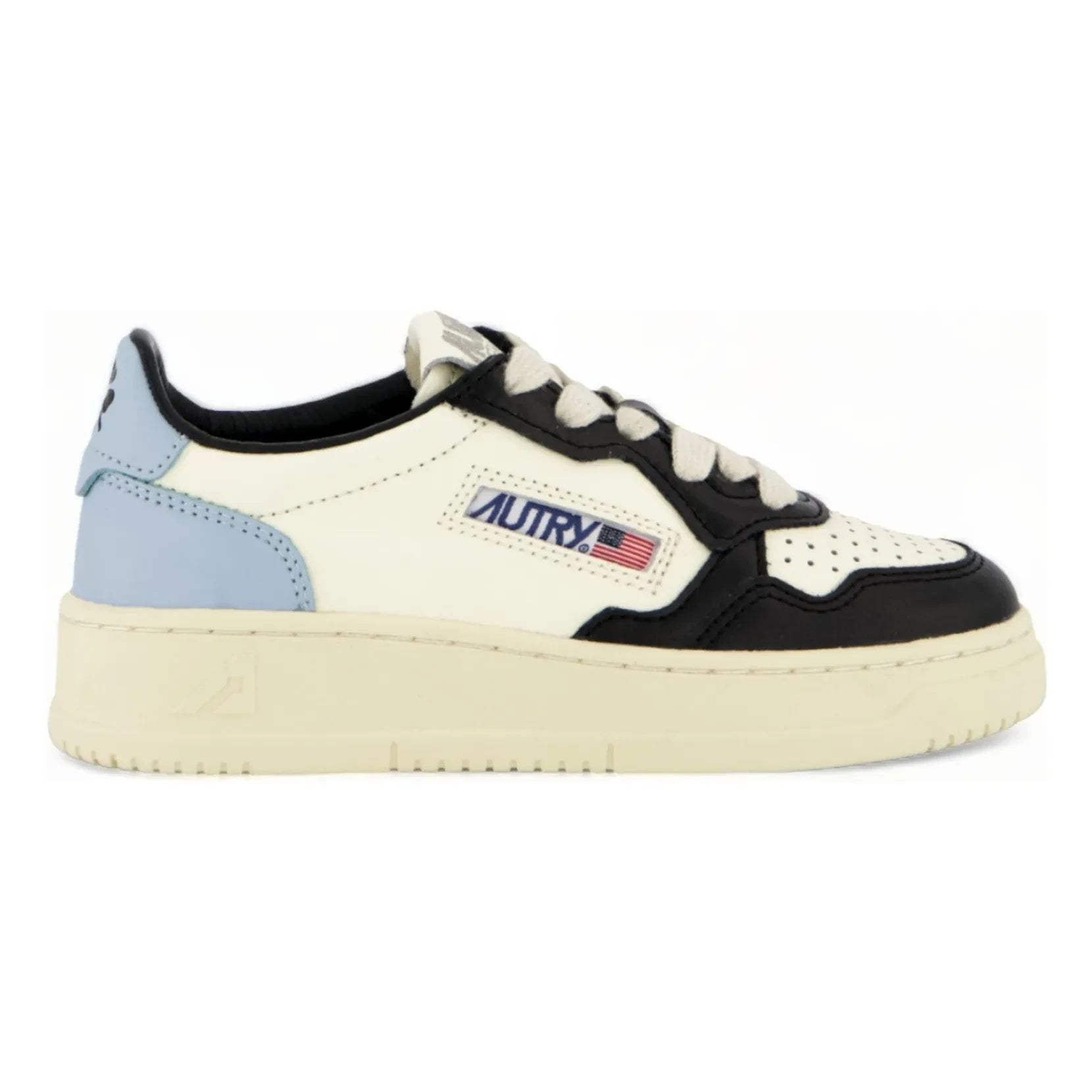 Autry - Zapatillas bajas bicolor de cuero para niños Medalist | Azul