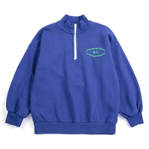 Bobo Choses - B.C. Organik Pamuklu Fermuarlı Sweatshirt | Lacivert
