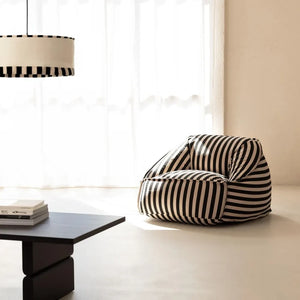Nobodinoz - Silla otomana Ziggy | Negro