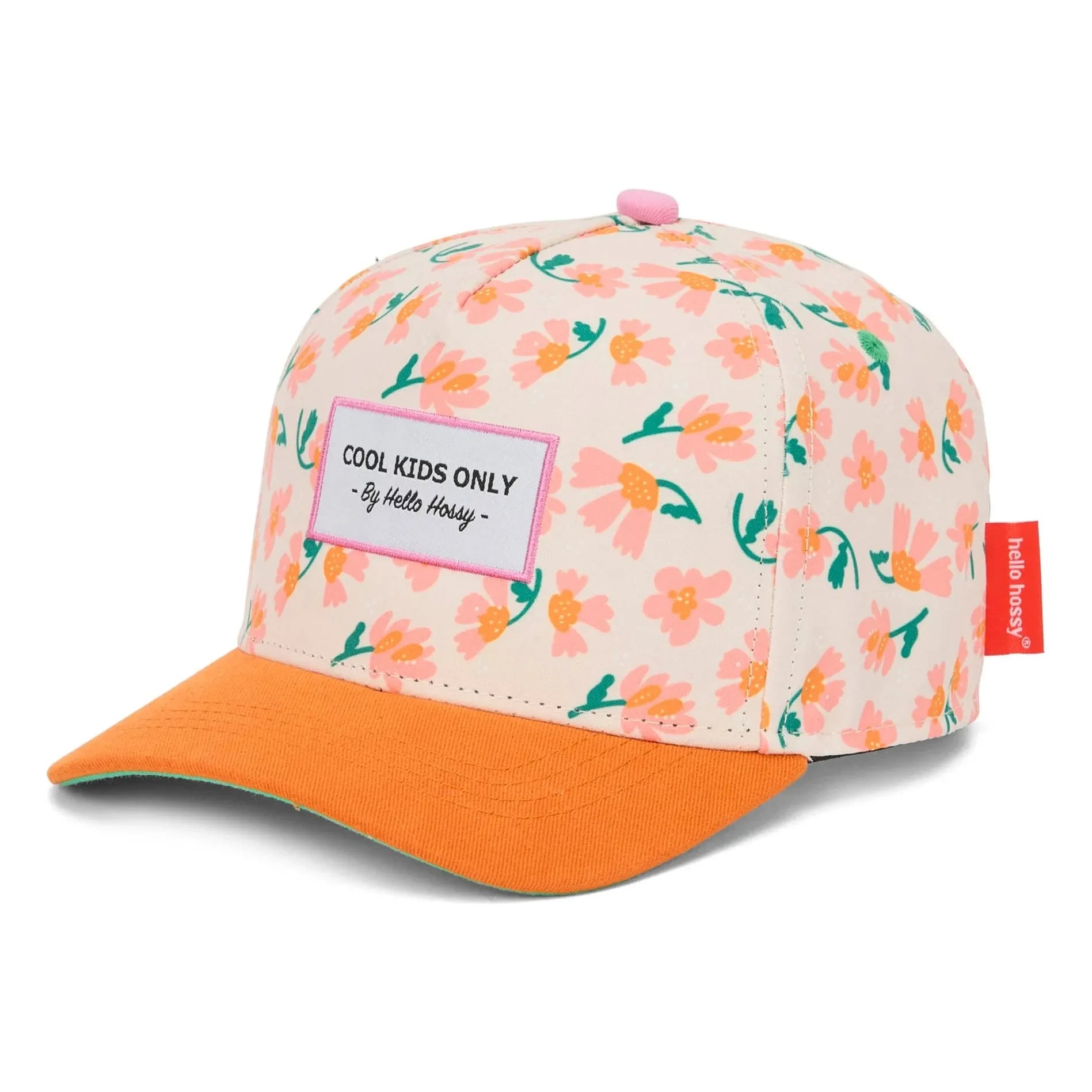 Hello Hossy - Gorra con visera curvada de fibra reciclada | Naranja