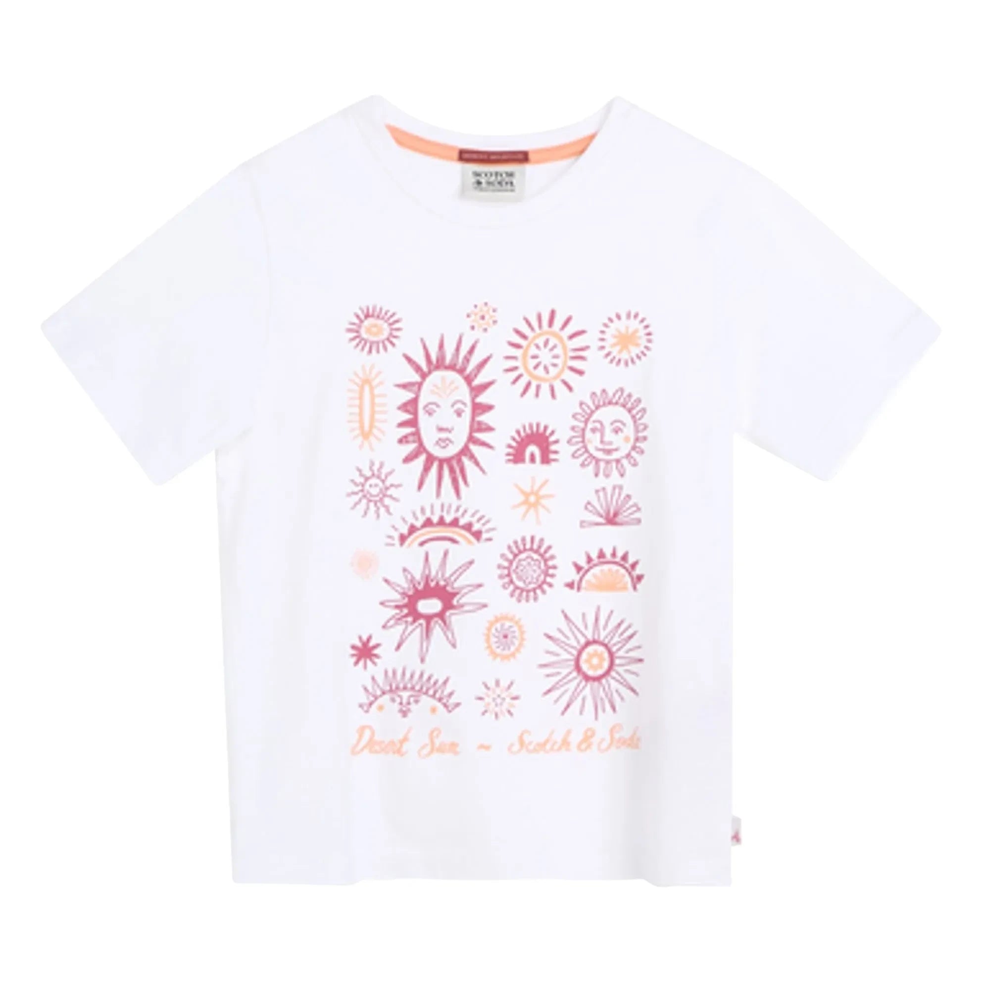 Scotch & Soda - Camiseta con estampado floral | Blanco