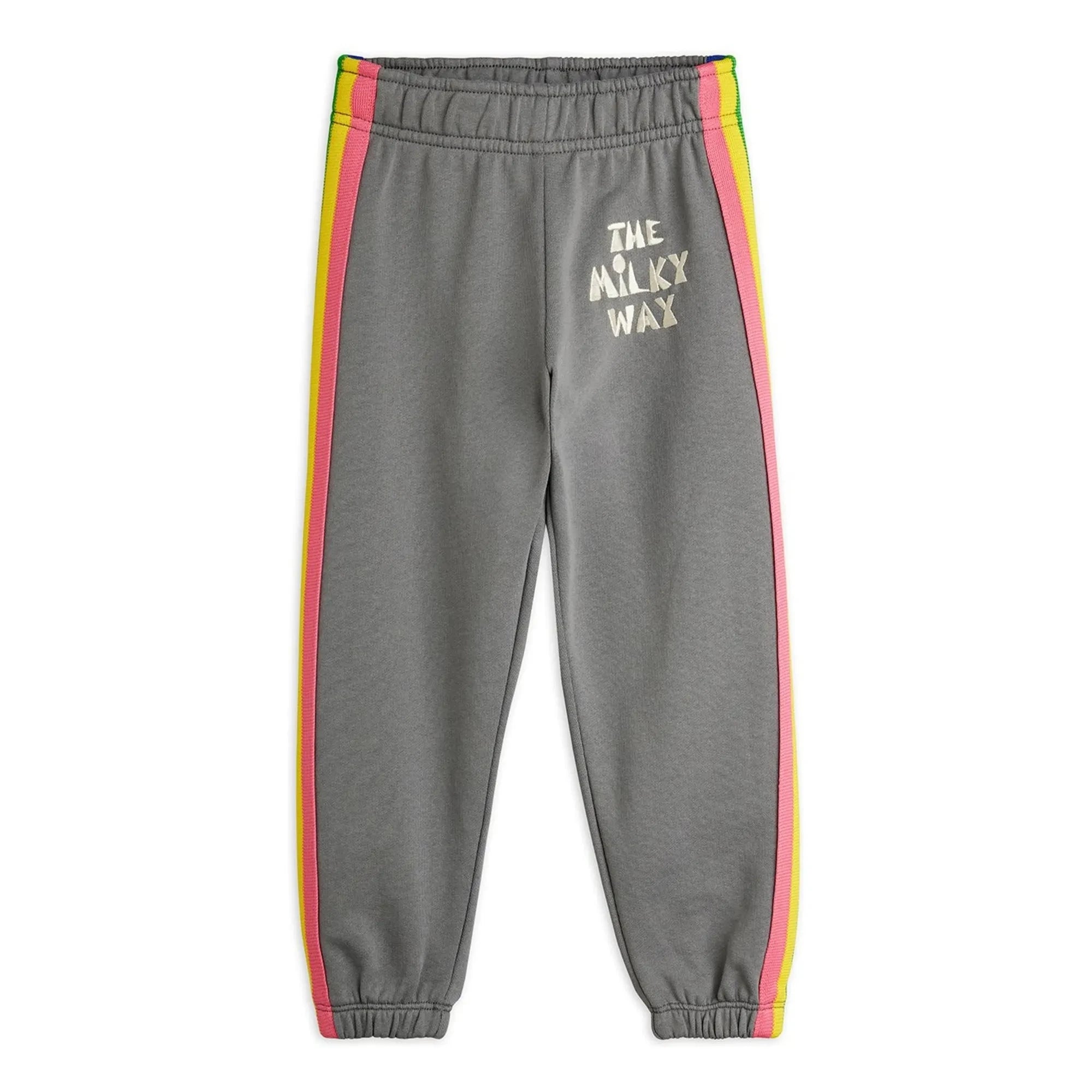 Mini Rodini - Jogger de Algodón Orgánico Arc en Ciel | Gris