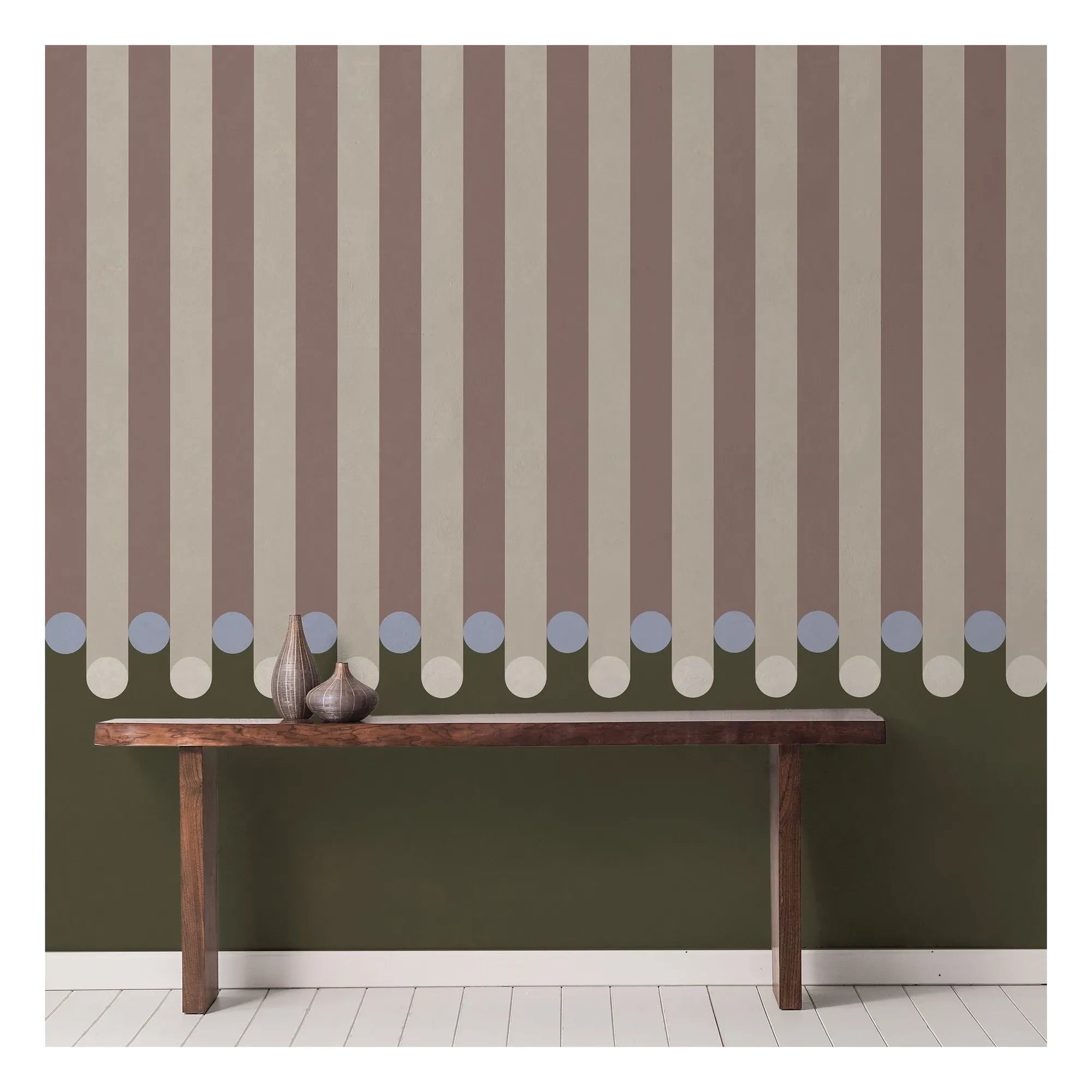 Edito - Papel pintado Dott - 4 unidades | Caqui