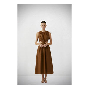 Vanessa Sposi - Vestido con aberturas laterales | Chocolate