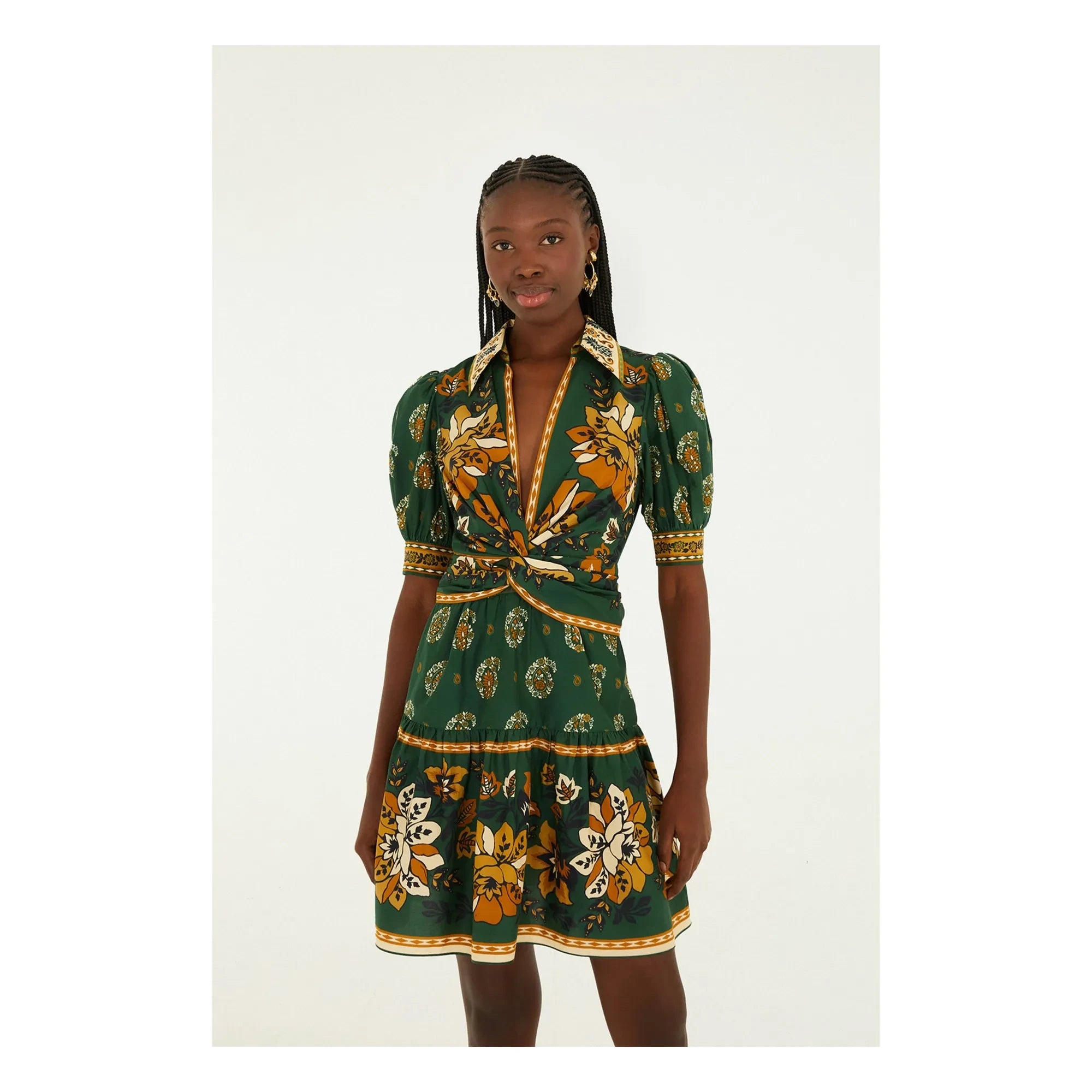 Farm Rio - Vestido Ayla | Verde