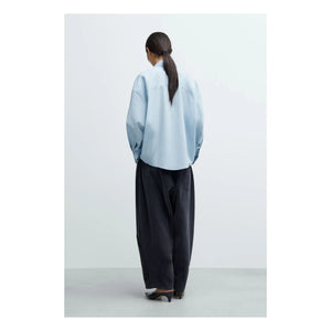 Cordera - Camisa Oversize de Algodón | Azul claro
