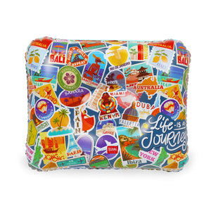 Legami - Almohada Inflable de Pegatinas de Viaje
