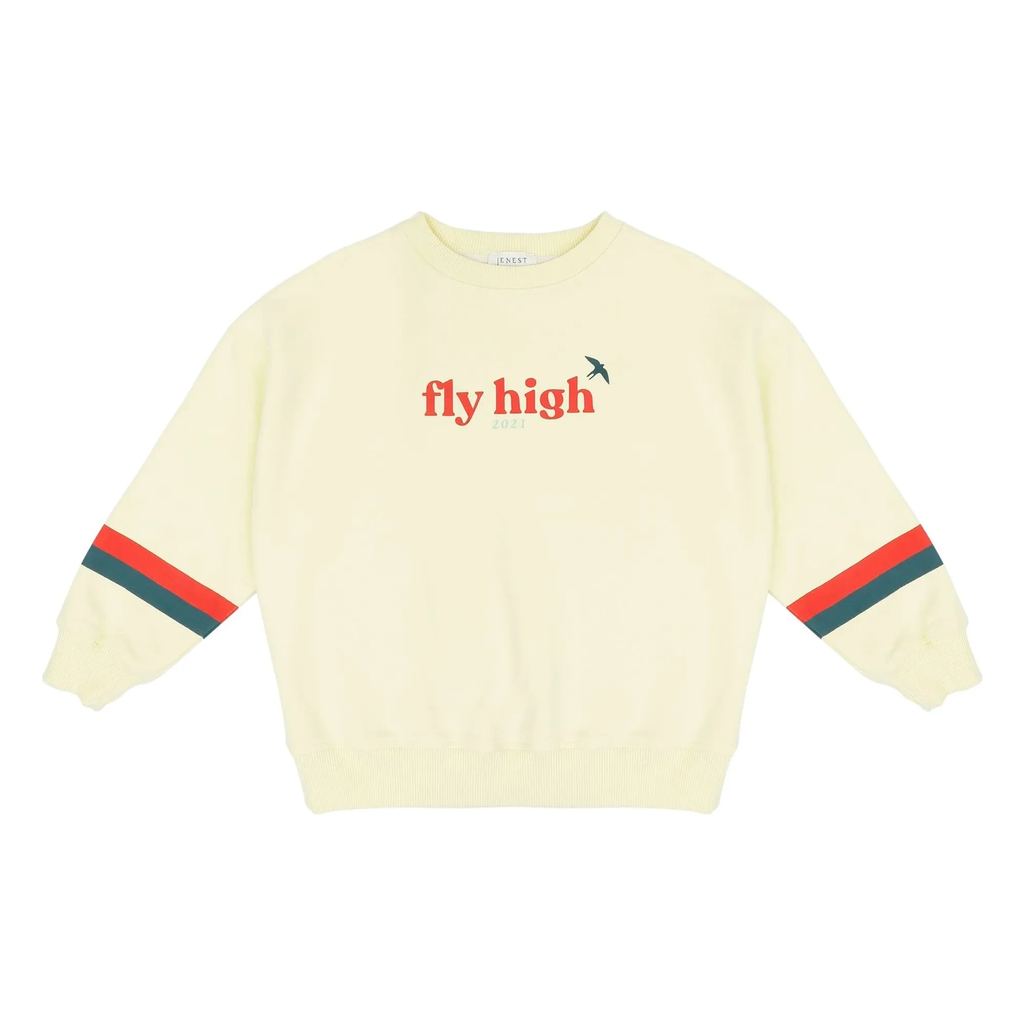 Jenest - Sudadera de algodón orgánico Jules | Amarillo pálido