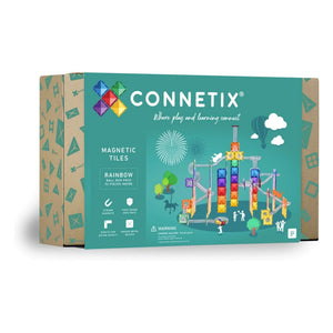 Connetix - Pack de Pista de Bolas - 92 Piezas | Arcoíris