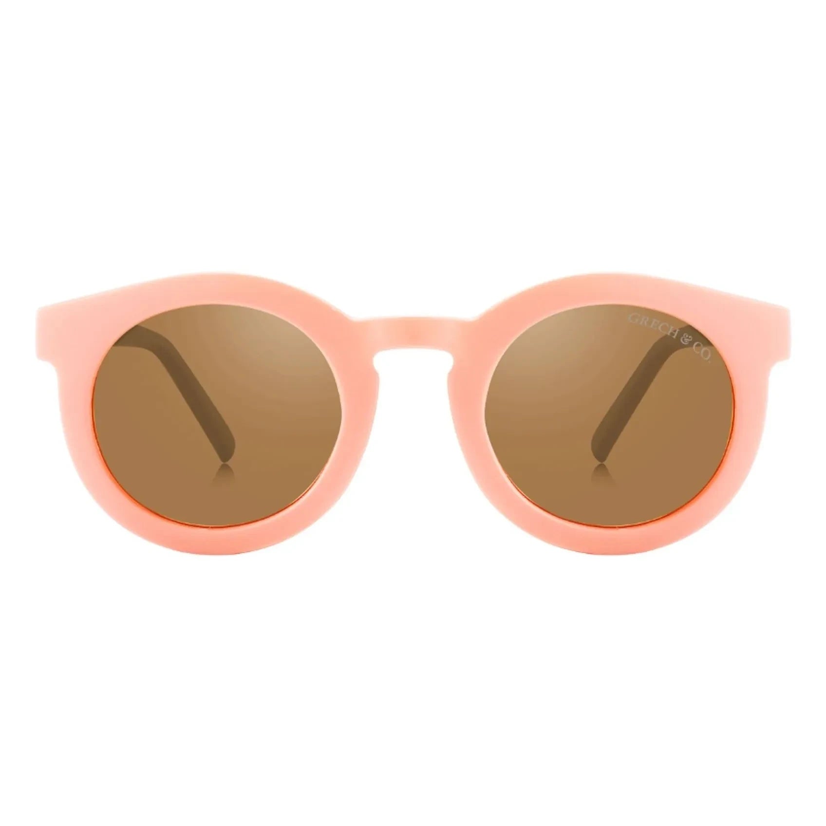 Grech & Co - Gafas de sol clásicas polarizadas de fibra natural | Rosa
