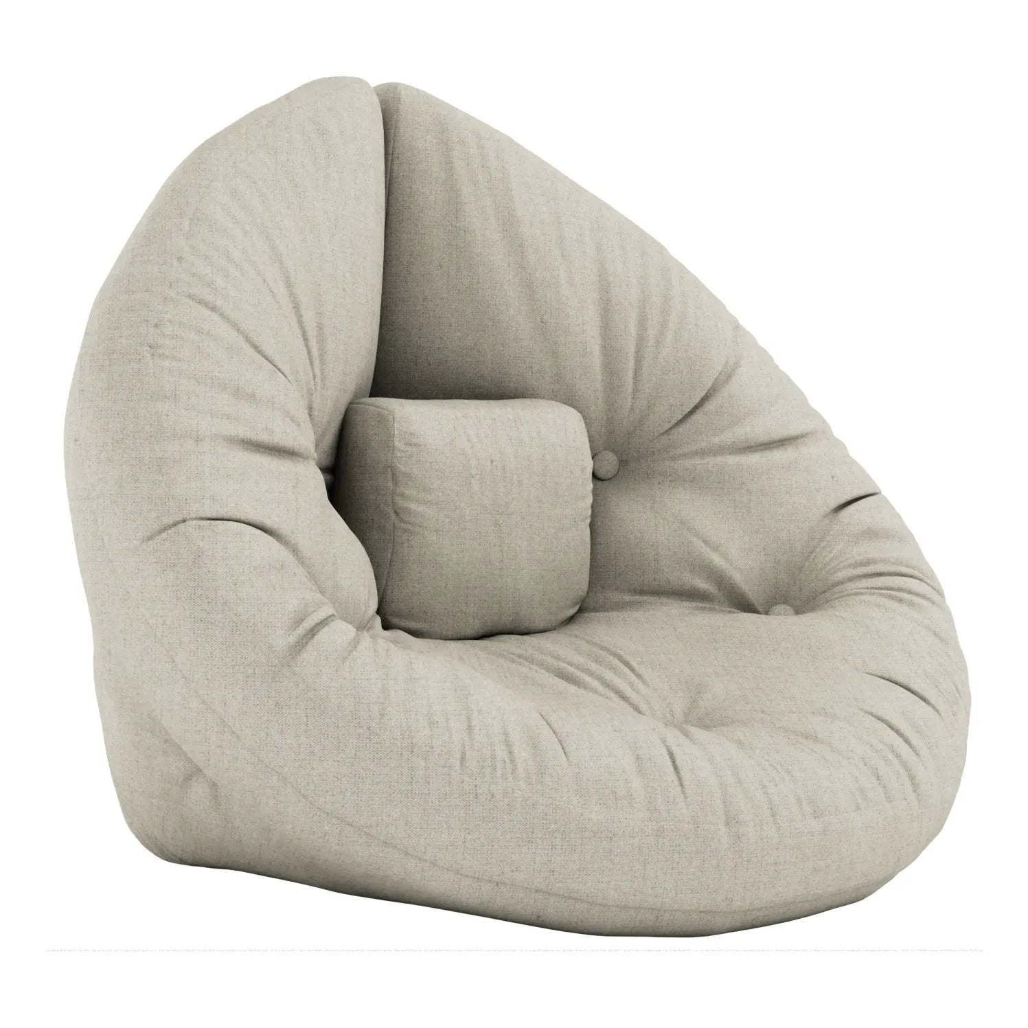 Karup Design - Puf de suelo Nido para niños | Lino