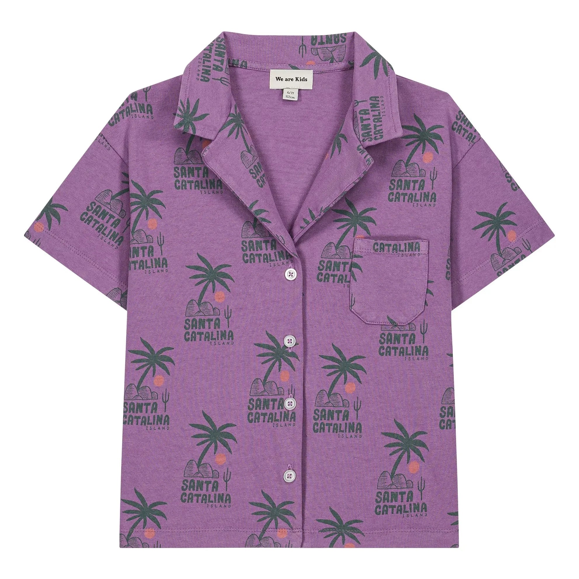 We Are Kids - Camisa de algodón orgánico Marc Palmiers | Morado