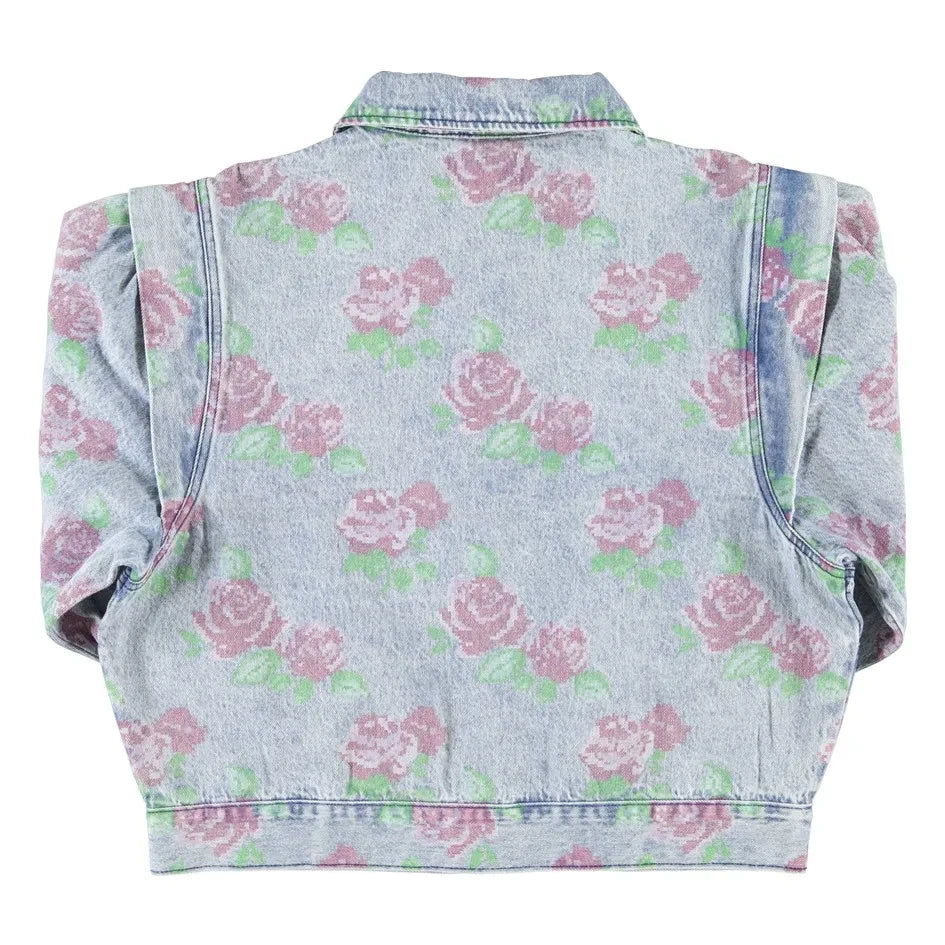 Sisters Department - Chaqueta Flower Cotton | Azul Claro