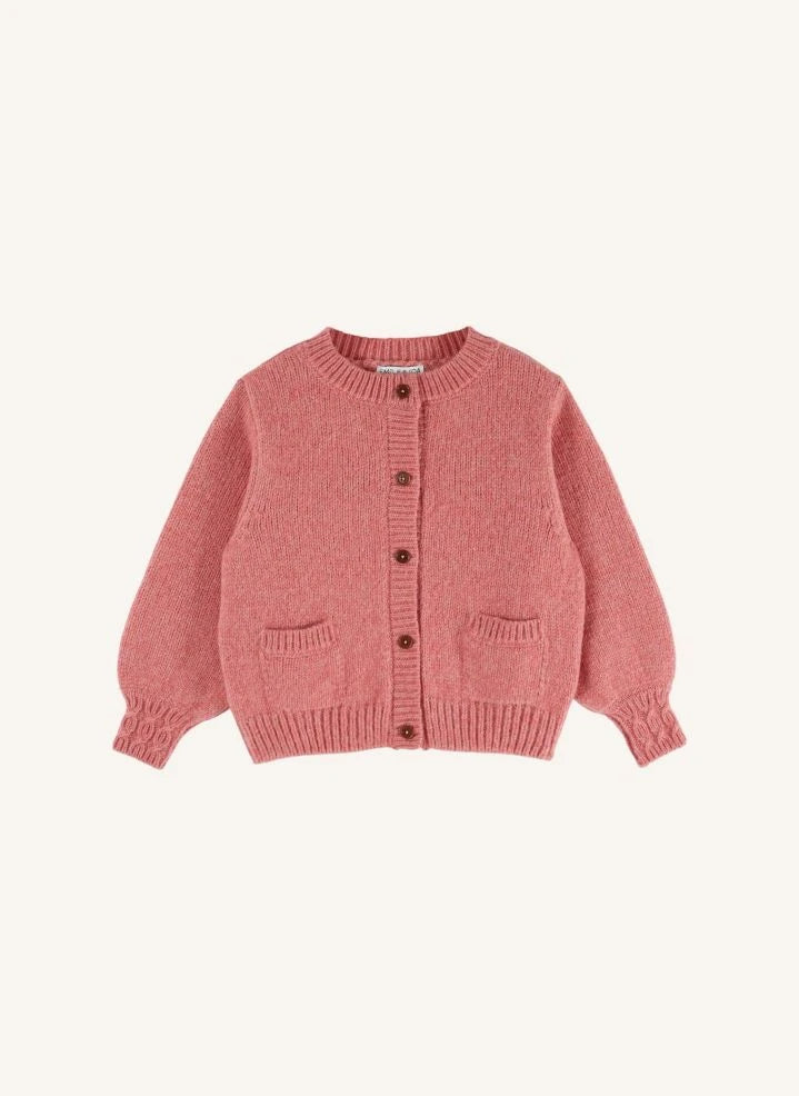 Emile et Ida - Cárdigan de lana merino | Rosa
