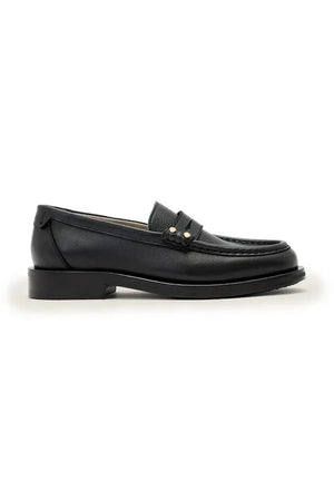 Mocasines de piel con tachuelas Bloom de AllSaints para mujer