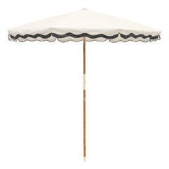 Business & Pleasure Co. - Sombrilla Amalfi de flecos | Blanco