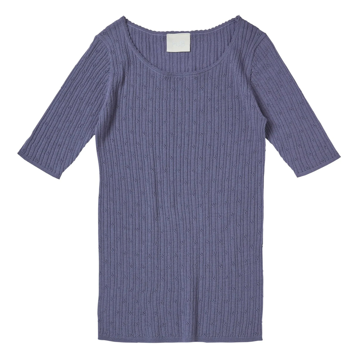 FUB - Suéter de punto calado de lana merino - Colección para mujer | Morado