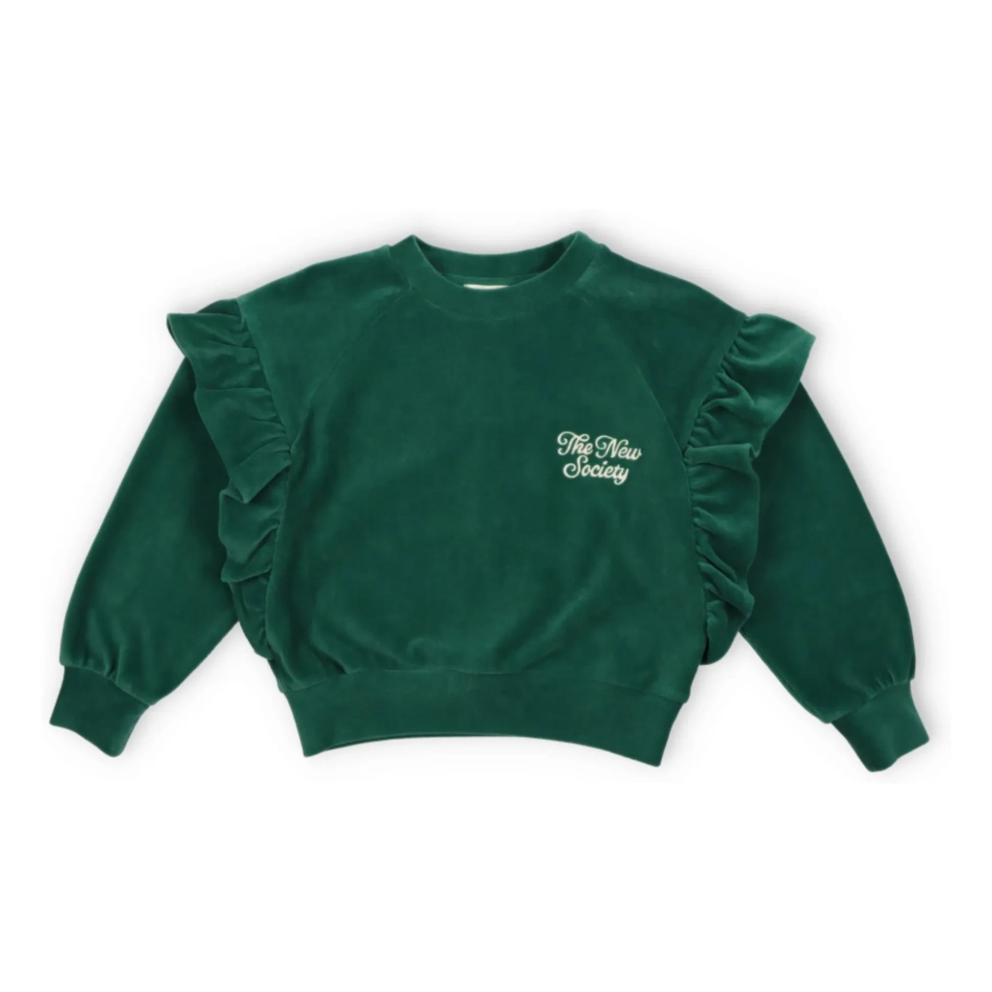 the new society - Sweat Odense Terciopelo Orgánico | Verde