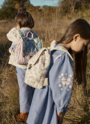 Louise Misha - Bolso de hombro Tiya Patchwork | Rosa