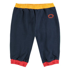 Bobo Choses - Jogger de algodón orgánico color block | Azul marino