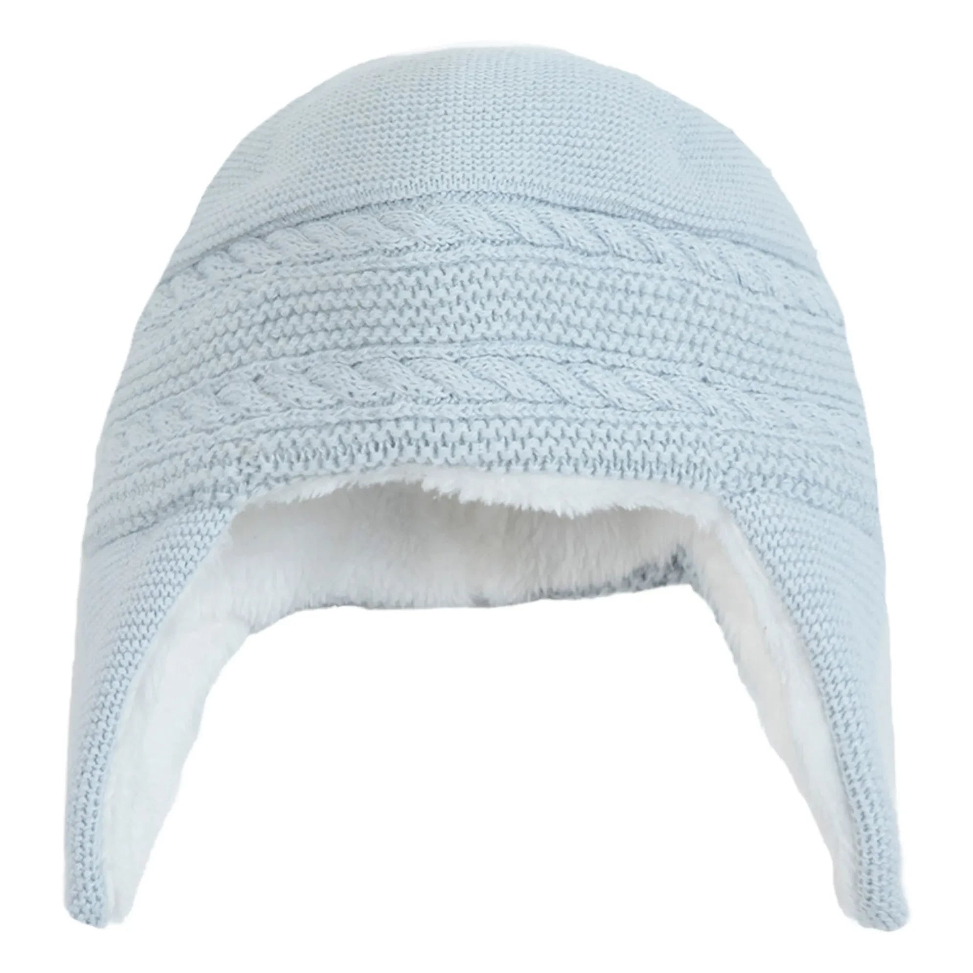 Tartine et Chocolat - Gorro de lana trenzado | Azul claro