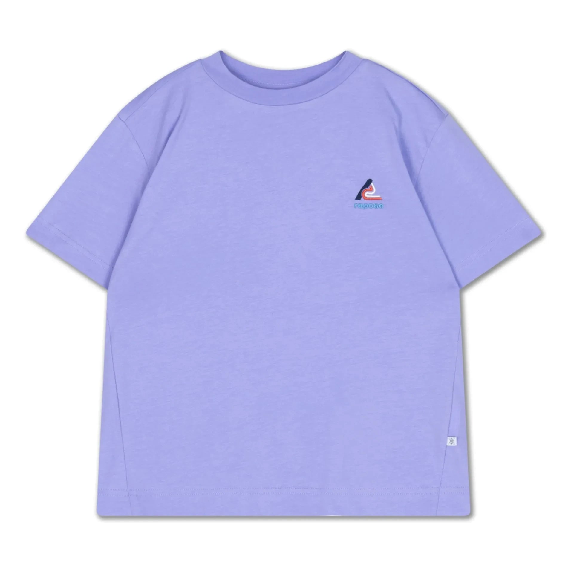 Repose AMS - Camiseta con logo de algodón orgánico | Lila