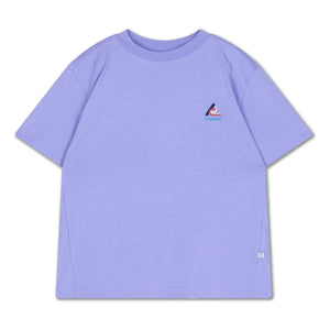 Repose AMS - Camiseta con logo de algodón orgánico | Lila