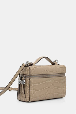 Bolso cruzado de piel Romy Tory Burch para mujer