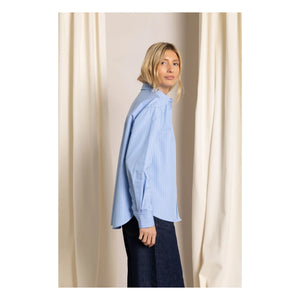 Smallable Woman - Camisa Rayas Kanel | Azul claro