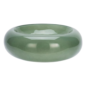 Madam Stoltz - Cuenco de cristal | Verde