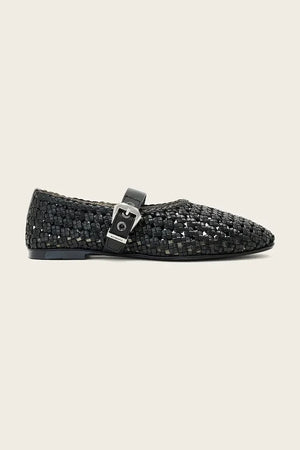 AllSaints Sabine Woven Flat Bailarinas de Cuero