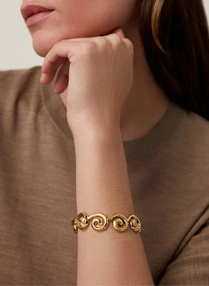 Jenny Bird - Pulsera Nico S | Plata