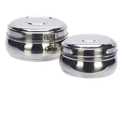 Madam Stoltz - Cajas de almacenamiento de acero inoxidable | Steel