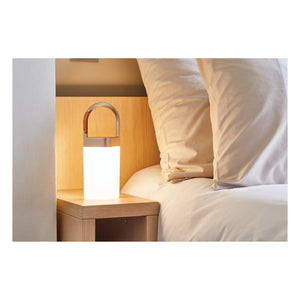 Lexon - Lámpara LED portátil de exterior Horizon | Oro