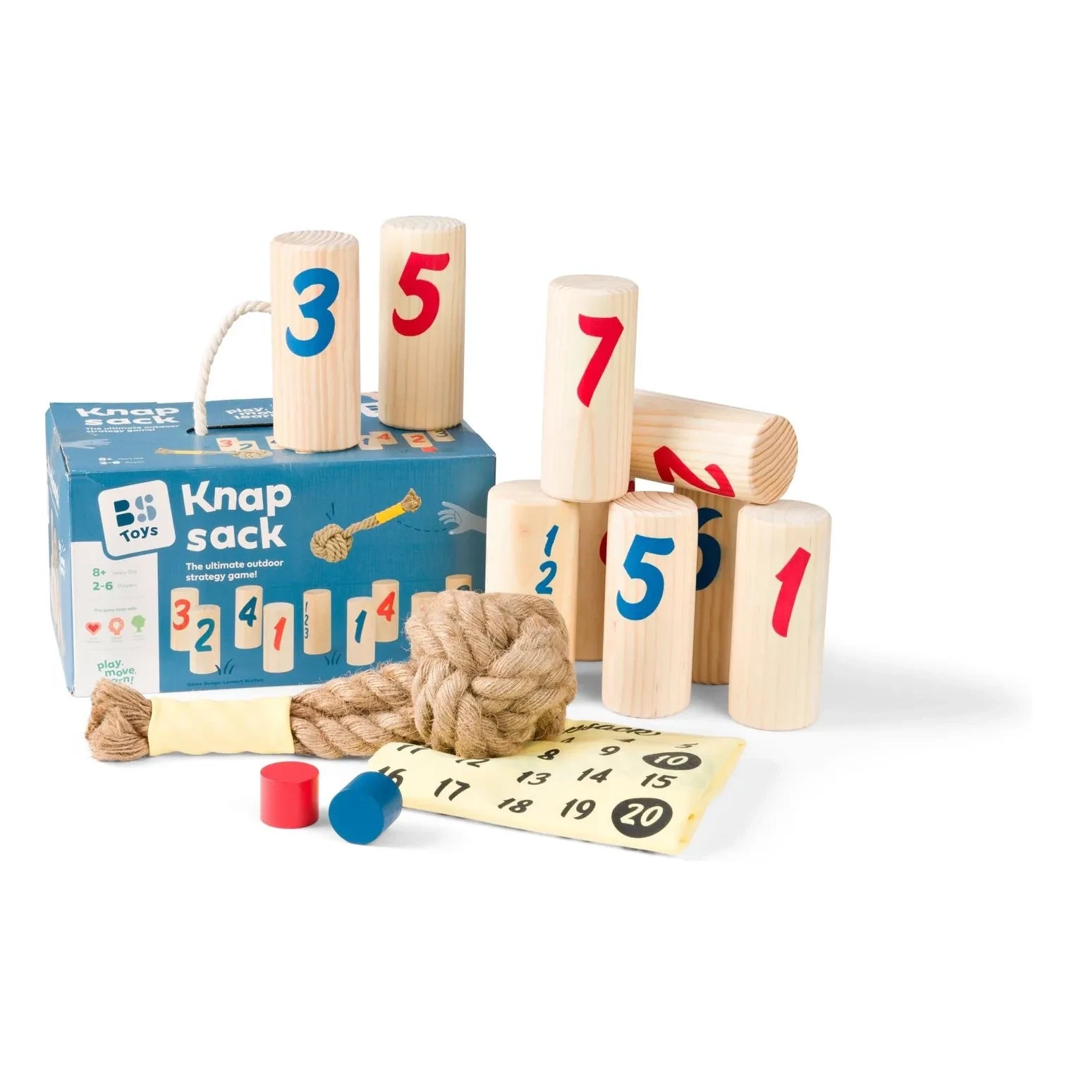 BS Toys - Juego de bolos con mochila