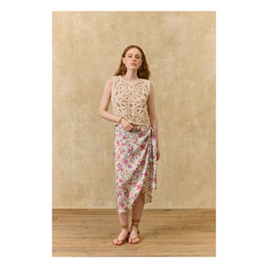 Louise Misha - Falda Penelope | Crema