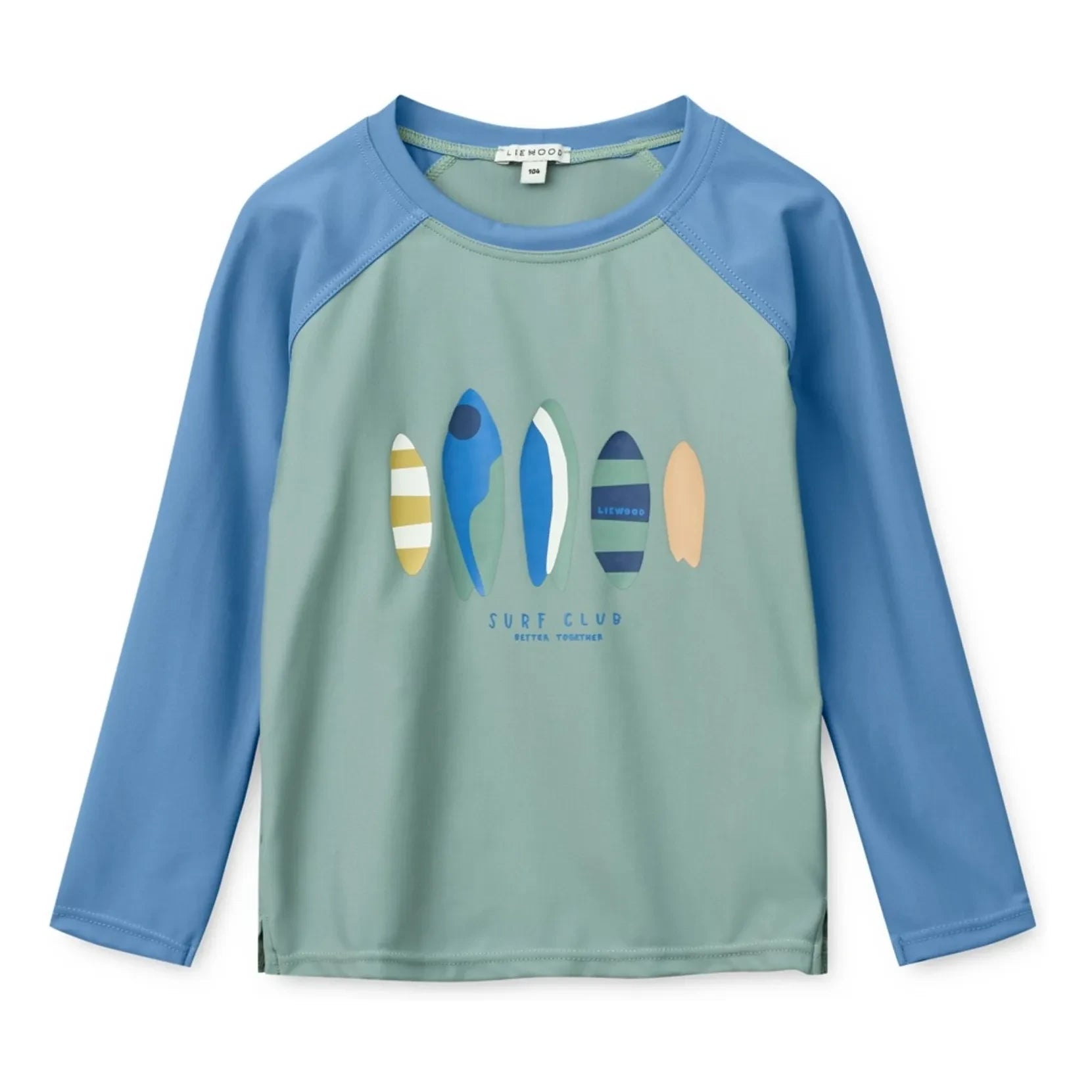 Liewood - Camiseta Noah Surf con protección UV Fibras Recicladas | Azul