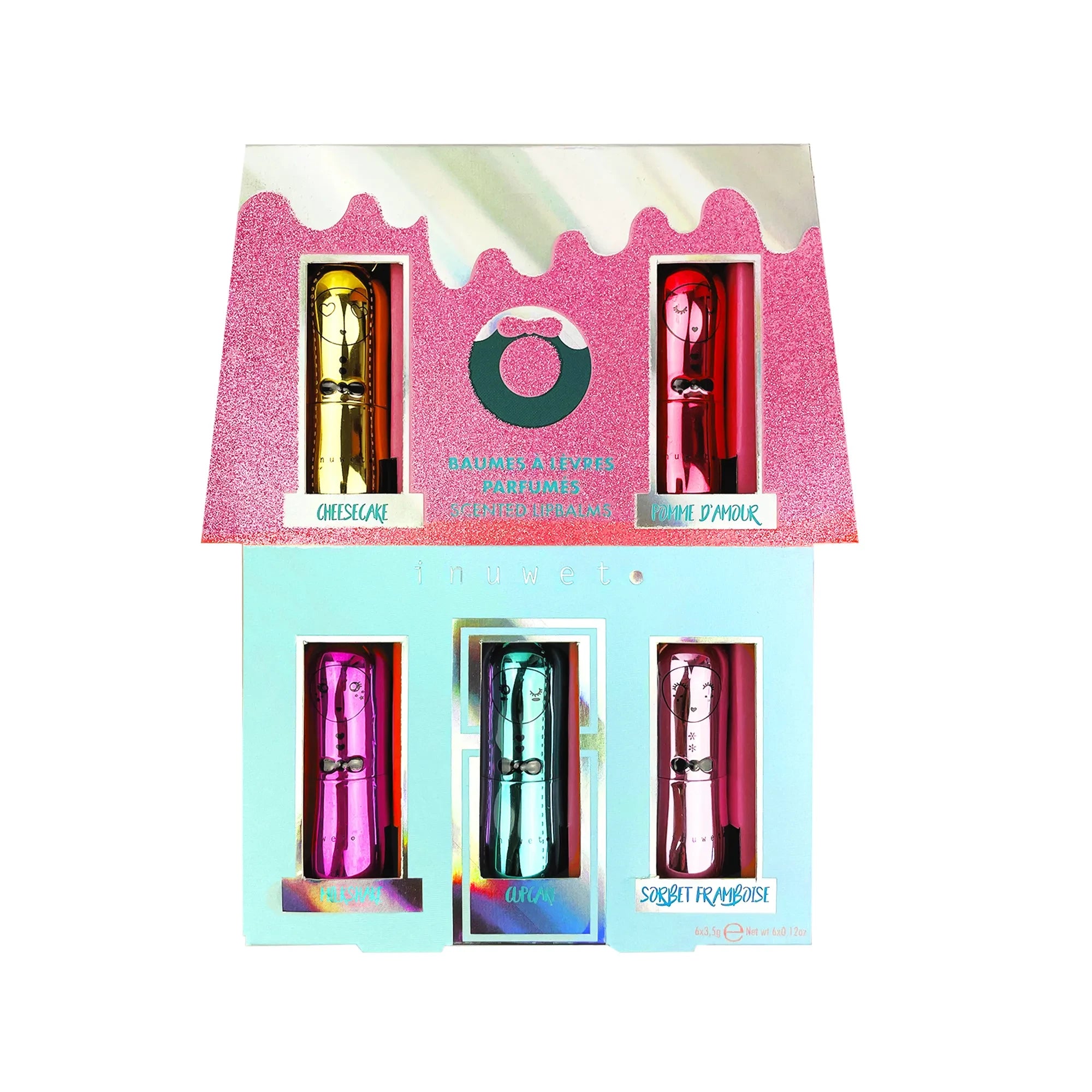 Inuwet - Juego de 5 bálsamos labiales House Of Winderland