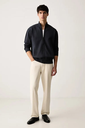 Sudadera Caldbeck Barbour de algodón con cremallera para hombre