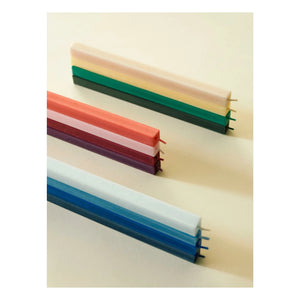 Hola - Velas cuadradas - Set de 4 | Verde
