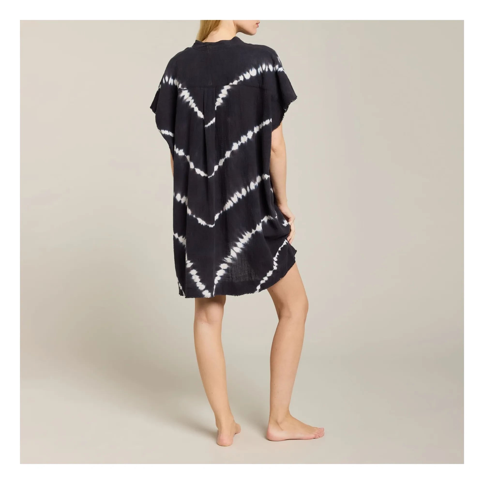 Maison Saint Julien - Túnica Batik Propriano | Azul marino clásico